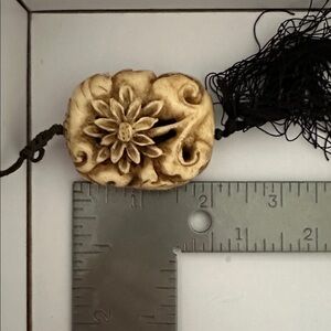Vintage Hand Carved Flower